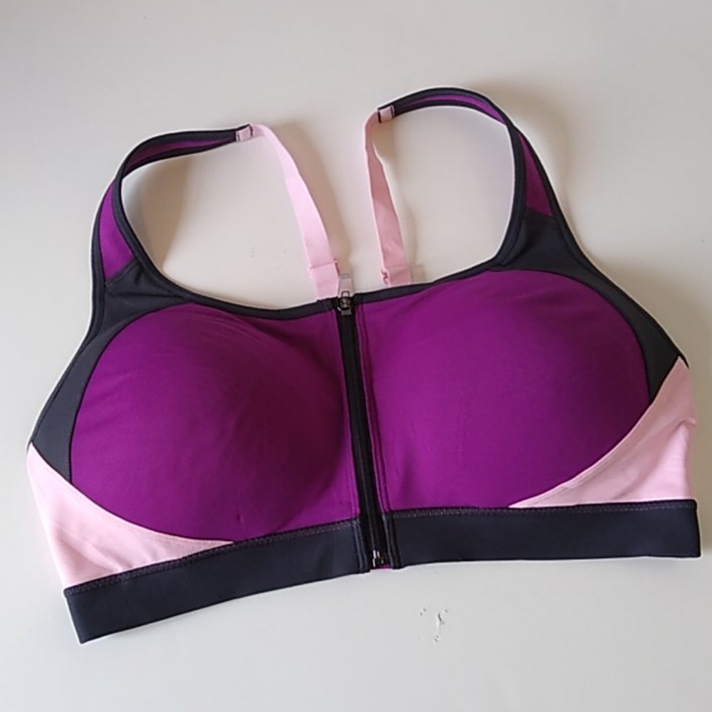 Target Power Shape Max Sports Bra Purple Pink Blk